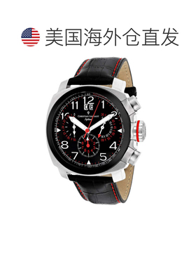 自营Christian Van Sant Men's Grand Python Black Round 48mm -