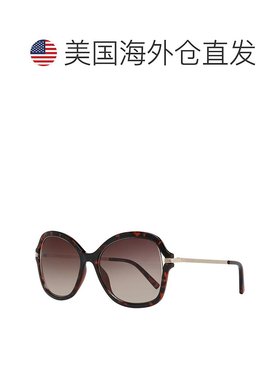 自营Guess Metal & Plastic Women's Sunglasses - brown 美国奥