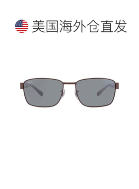 自营ray-banRay Ban绿色矩形男女通用太阳镜RB3750 925940 59 - m