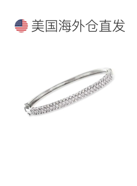 自营925 纯银 Ross-Simons 钻石手镯 - 8 英寸 美国奥莱直发