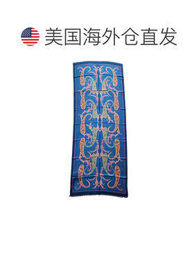 自营Etro Women's Paisley & Floral Print Silk Blend 70x170 Sh
