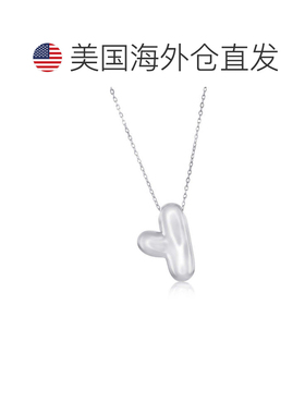 自营simonaSterling Silver, Bubble 'R' Initial Necklace - sil