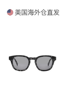 自营Lacoste Dark Grey Oval Unisex Sunglasses L6015S 240 49 -