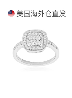 自营vir jewels2/5 克拉 56 颗宝石圆形切割实验室培育钻石订婚戒