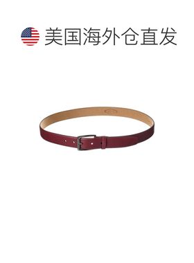 自营TOD's皮革腰带-红色 美国奥莱直发皮带