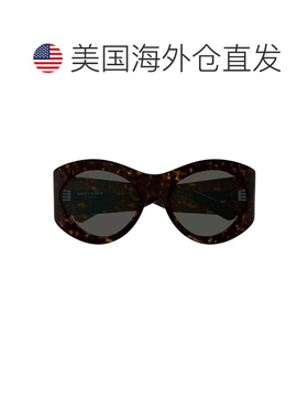 自营saint laurentSl 854 Linea Sl Logo Oversized Round Sungla