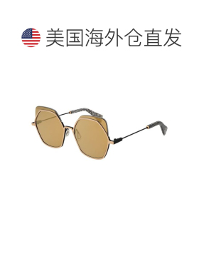 自营Yohji Yamamoto Stainless Steel Sunglasses - gold 美国奥