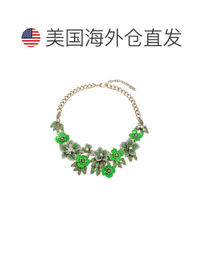 自营eye candyAmata Statement 项链 薄荷色 绿色 美国奥莱直发