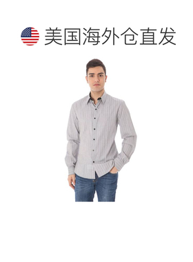 自营Costume National Cotton Men's Men's Shirt - white 美国奥