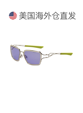 自营Nike Unisex 57 mm Silver Sunglasses - silver yellow 美国