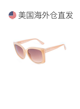 自营Guess Resin Women's Sunglasses - beige 美国奥莱直发