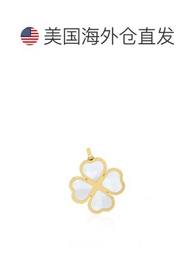自营 the loveryMother of Pearl Lucky Clover Charm 13mm - mot