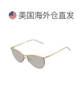 自营DKNY灰色椭圆形女士太阳镜NY107S 230 56 - multi 美国奥莱直