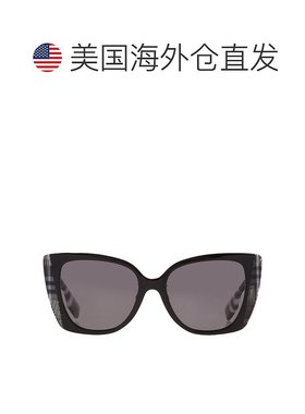 自营Burberry Meryl Polarized Dark Grey Butterfly Ladies Sung