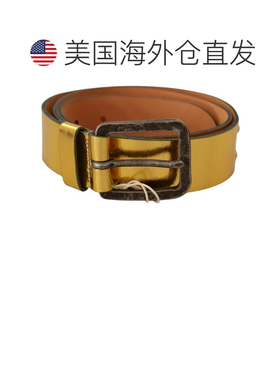 自营John Galliano Genuine Leather Rustic Buckle Waist Men's