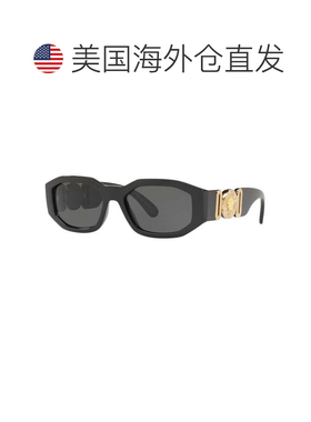 自营versaceVE4361F GB1/87黑色/深灰色-黑色 美国奥莱直发
