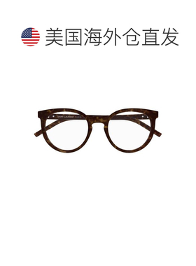 自营saint laurentSl M147 Rounded Tortoiseshell Sunglasses -