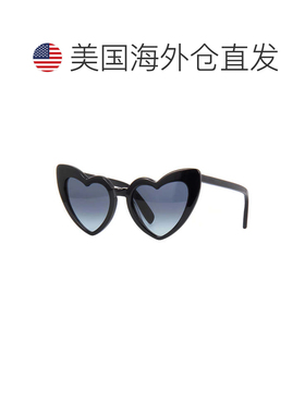自营saint laurentSL181 LOU LOU 008黑色/灰色渐变-黑色 美国奥