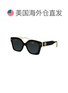 自营Tory Burch TY 7201U 198887 49mm女士不规则太阳镜-黑色/象