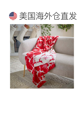 自营safavieh舞者投掷-红色 美国奥莱直发