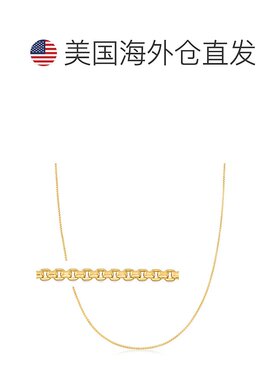 自营 Ross-Simons 14kt 黄金圆盒链项链 - 20 英寸 美国奥莱直发