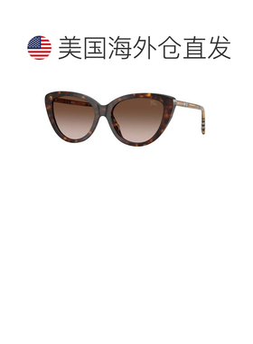 自营Burberry Unisex 55 mm Dark Havana Sunglasses - dark hava