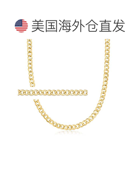 自营Ross-Simons 意大利 6 毫米 18 节黄金路缘链项链 - 18 英寸