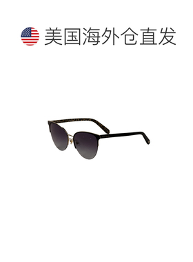 自营 Kate Spade女式57毫米黑色太阳镜-黑灰色 美国奥莱直发