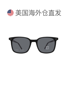 自营Tommy Hilfiger灰色方形男士太阳镜TH 1938/S 0807/IR 53-多