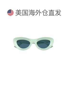 自营bottega venetaBv1325s猫眼太阳镜-白色 美国奥莱直发