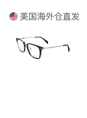 自营David Beckham Men's 53 mm Grey Opticals - grey horn 美国