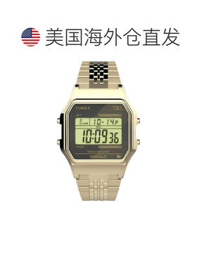 自营Timex Men's T80 Series Black Dial Watch - black 美国奥莱