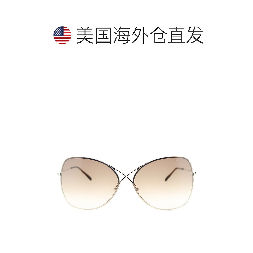 Tom Ford Collete TF 250 28F女士时尚太阳镜-金色【美国奥莱-图1