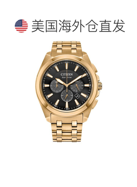自营Citizen Men's Peyten 41mm Quartz Eco-Drive Watch - gold