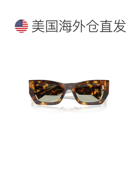 自营miu miu0mu 09ws Angular Tortoiseshell Acetate Sunglasses