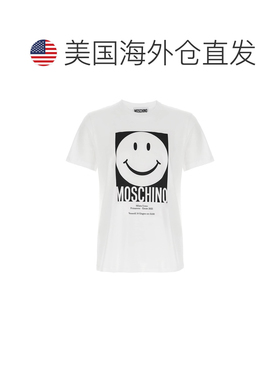 自营Moschino Men's Smiley T-Shirt - white 美国奥莱直发
