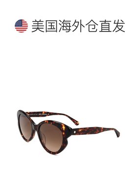 自营 Kate Spade女式53毫米红色太阳镜-哈瓦那 美国奥莱直发