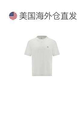 自营Brunello Cucinelli Cotton Men's T-Shirt - white 美国奥莱