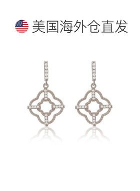 自营Suzy Levian Sterling Silver White Cubic Zirconia Trellis