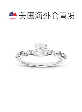 自营vir jewels1 cttw Lab Created Diamond Engagement Ring in