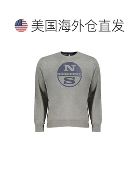 自营North Sails Cotton Men Men's Sweatshirt - gray 美国奥莱
