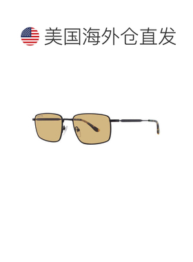自营Lacoste Sunglasses Rectangle Full Rim, Gold Frame And Gr