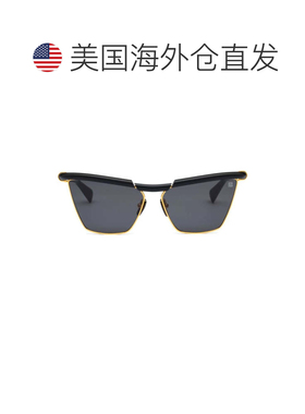 自营balmainVictoire Geometric Frame Sunglasses - grey 美国奥