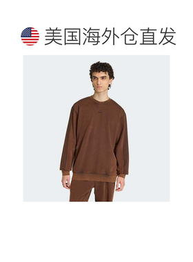 自营Men's adidas Premium Essentials Retro Washed Crew Sweats