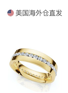 自营 pompeii31.10Ct Diamond Eternity Men's Wedding Ring Poli