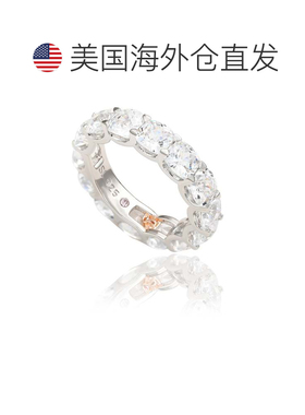 自营Suzy Levian Sterling Silver Cubic Zirconia White Checker