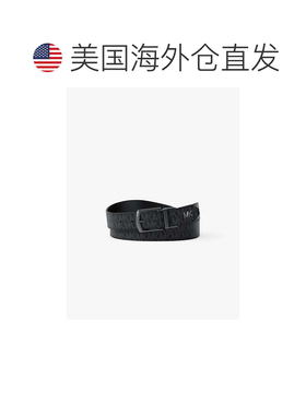 自营michael kors可逆皮带-黑色 腰带 美国奥莱直发
