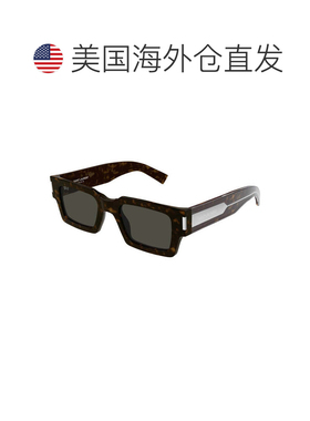 自营saint laurentSL572 002暗哈瓦那配银色/灰色-暗哈瓦那配银色