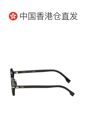 1h可退 香港直邮潮奢 Fendi 芬迪 女士 黑色 Selleria 太阳镜 FE4
