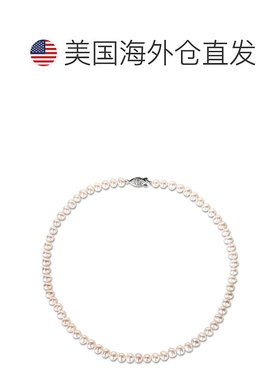美国直邮Julianna B女士项链白色珍珠复古时尚百搭1 3/8 CT TW